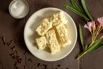 Ganesha Sweets Kala Kand is made with whole milk, pure cane C&H Sugar and Ghee. Great for every occassion. #Sharethemithai 